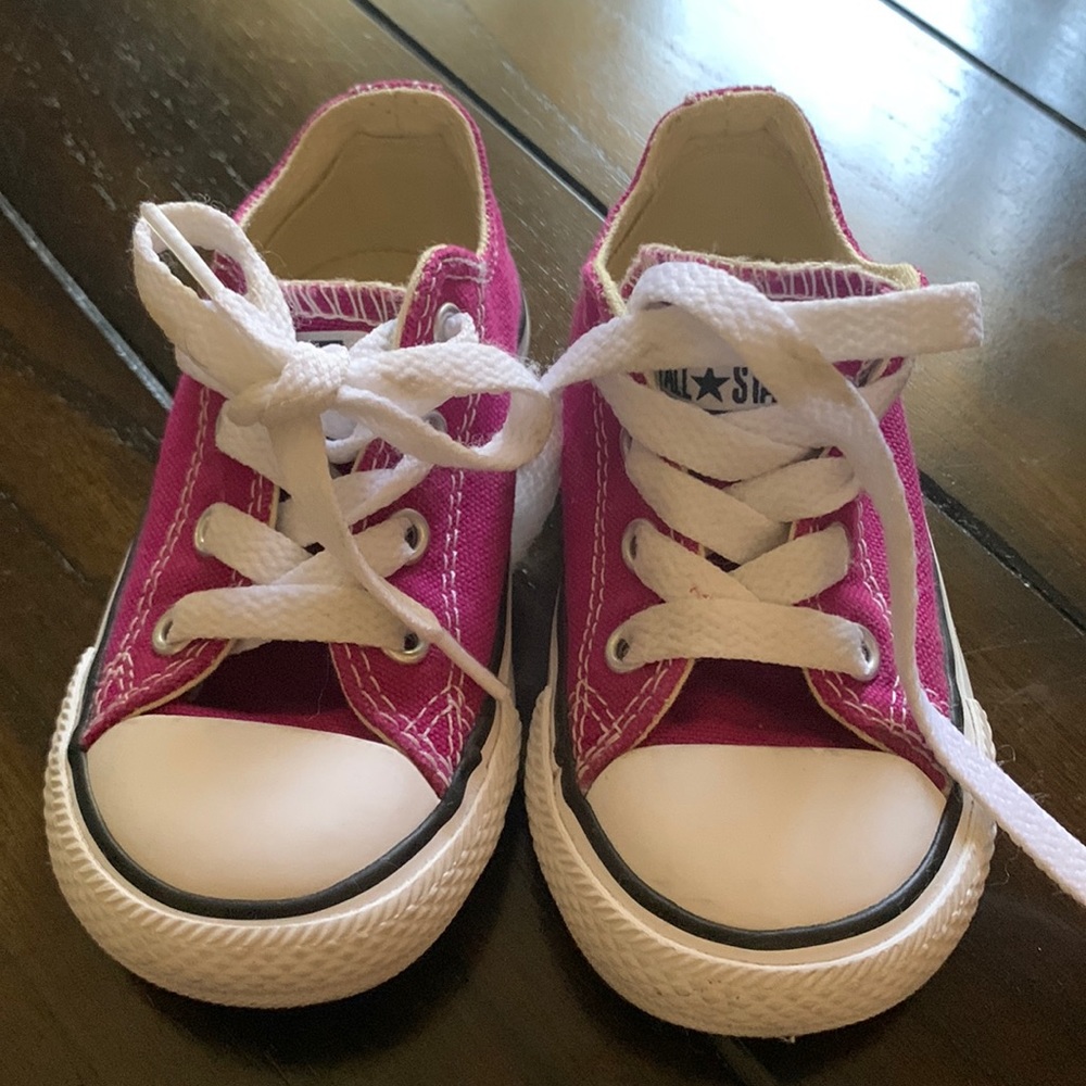 Converse Fuschia Toddler Shoes, size 6
